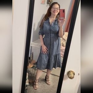 Stripe  dress. Size S. Pre-loved, like new.